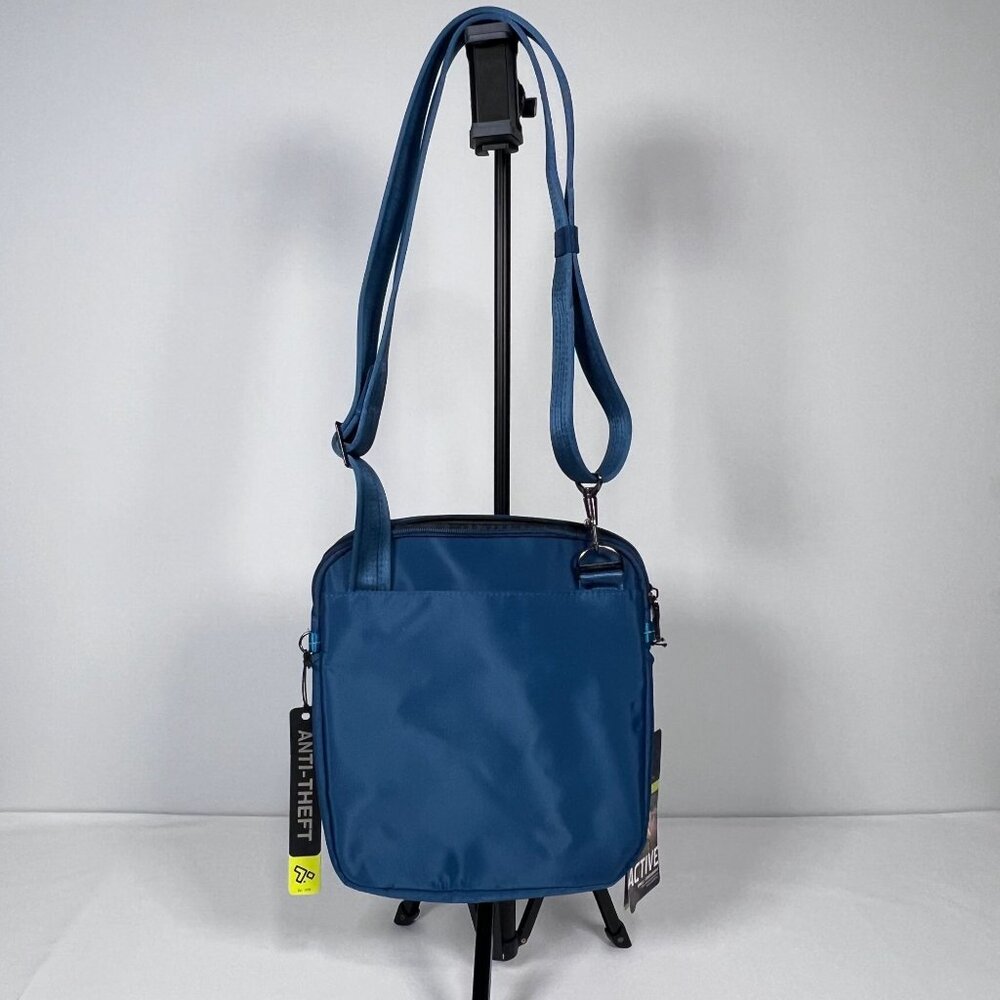 Travelon Blue Crossbody Bag - Picture 3 of 13